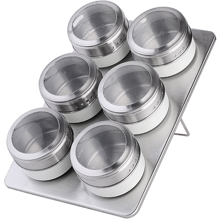 Magnetic spice jar sets