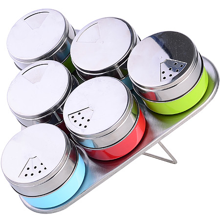 Magnetic spice jar sets