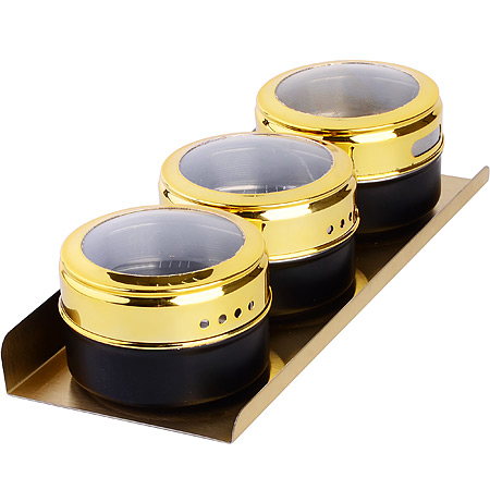 Magnetic spice jar sets