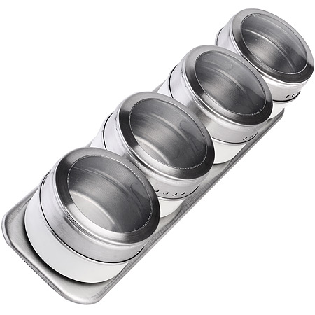 Magnetic spice jar sets