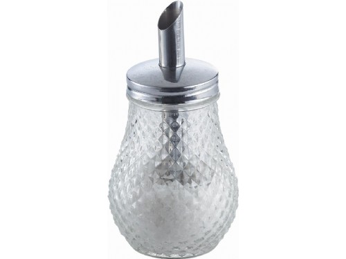 Glass sugar dispenser/sugar bottle