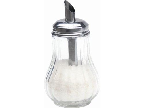 Glass sugar dispenser/sugar bottle