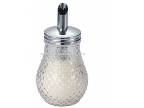 Glass sugar dispenser/sugar bottle