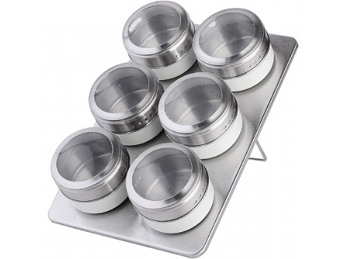 Magnetic spice jar sets