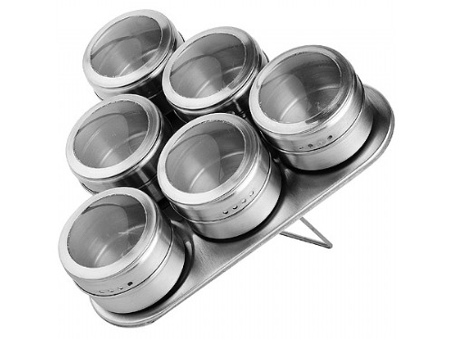 Magnetic spice jar sets