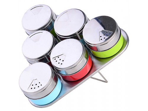 Magnetic spice jar sets