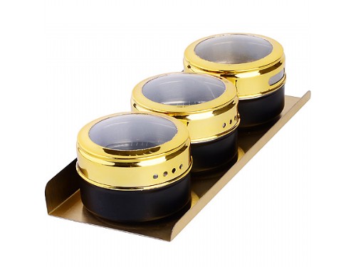 Magnetic spice jar sets