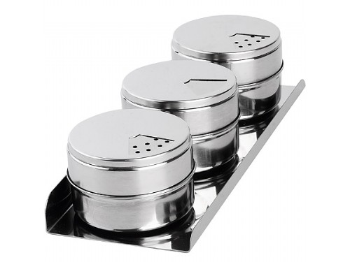 Magnetic spice jar sets