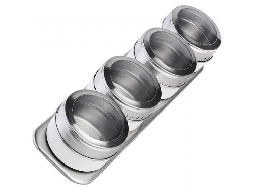 Magnetic spice jar sets
