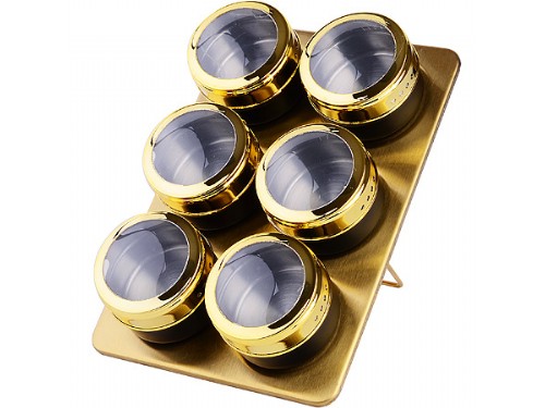 Magnetic spice jar sets